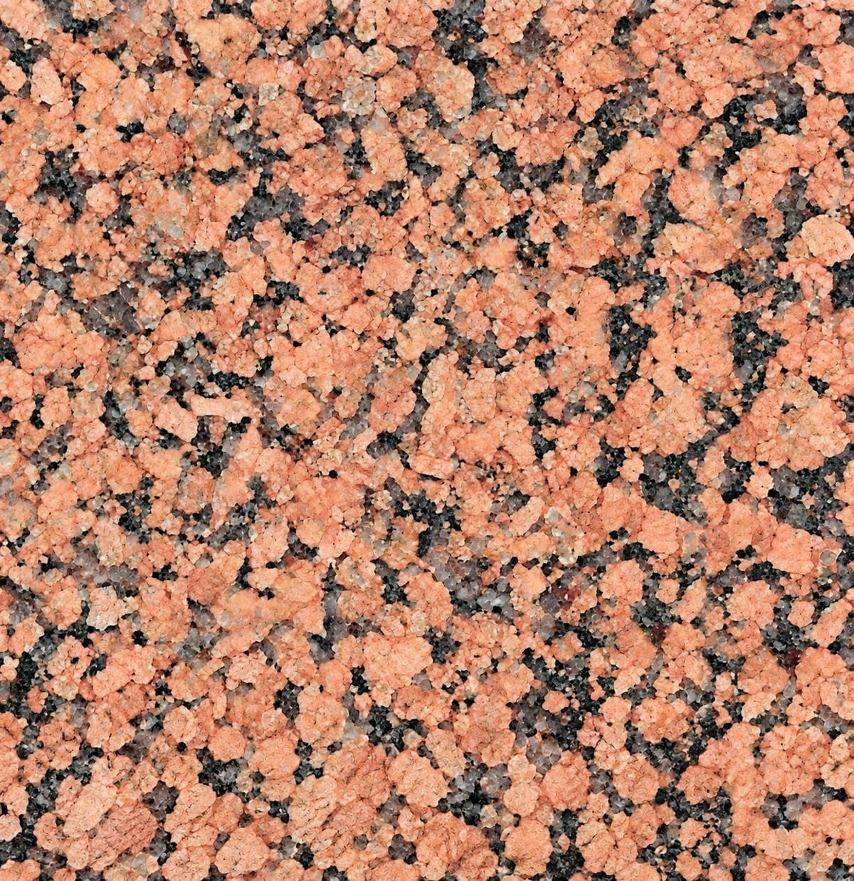 Imperial Pink granite, close-up of the polished surface (sample photo of the variety)